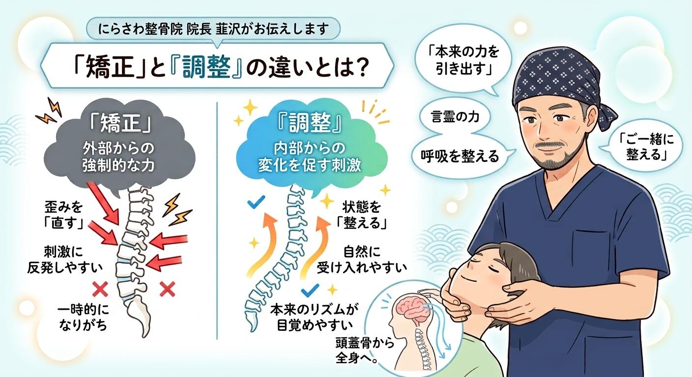 調整と矯正